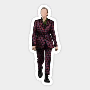 Villanelle - Killing Eve,illustration, poster, wall art, Jodie, Sandra, outfit, fashion, perfume, sorry baby, suit, dress Sticker